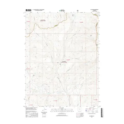 2016 Map of Elk Knob, 2016 Print