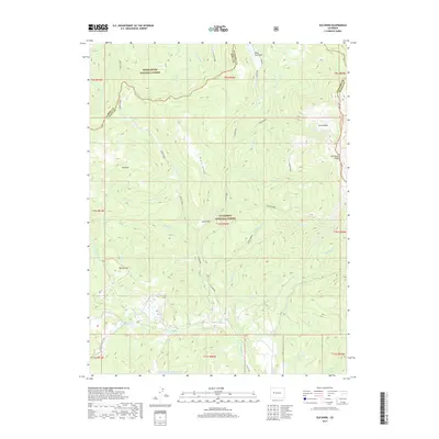2019 Map of Elk Knob, 2019 Print