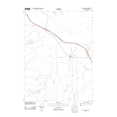 2012 Map of Elk Mountain, 2012 Print