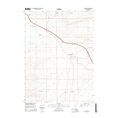 2015 Map of Elk Mountain, 2015 Print