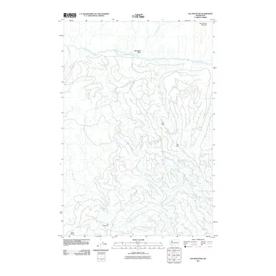 2011 Map of Elk Mountain, 2011 Print