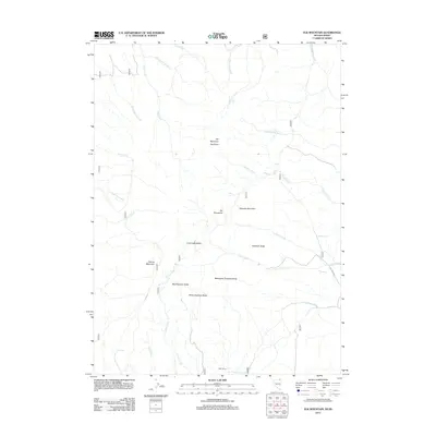 2012 Map of Elk Mountain, 2012 Print