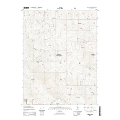2015 Map of Elk Mountain, 2015 Print