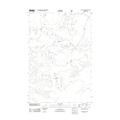 2011 Map of Elk Mountain, 2011 Print