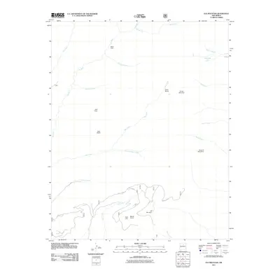 2011 Map of Elk Mountain, 2011 Print