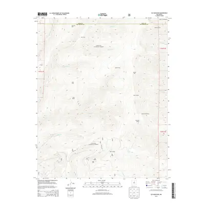 2013 Map of Elk Mountain, 2013 Print