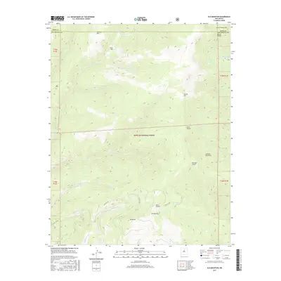 2017 Map of Elk Mountain, 2017 Print