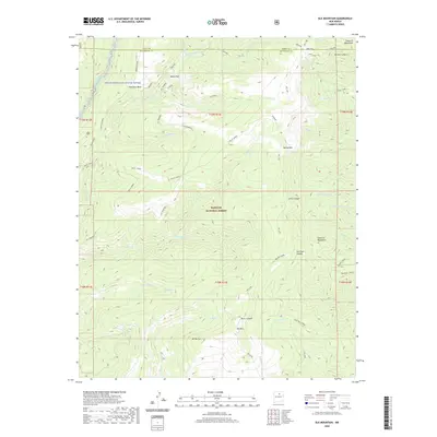 2020 Map of Elk Mountain, 2020 Print