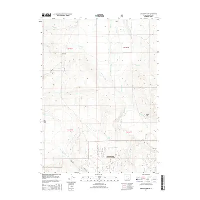 2015 Map of Elk Mountain SW, 2015 Print