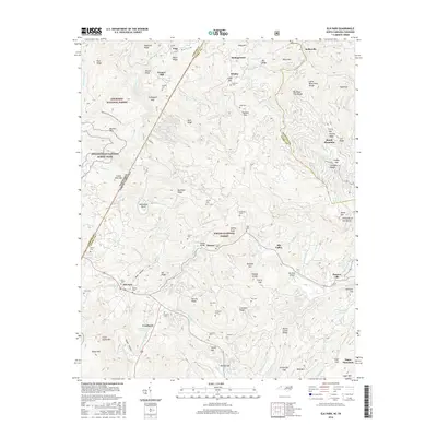 2016 Map of Elk Park, 2016 Print