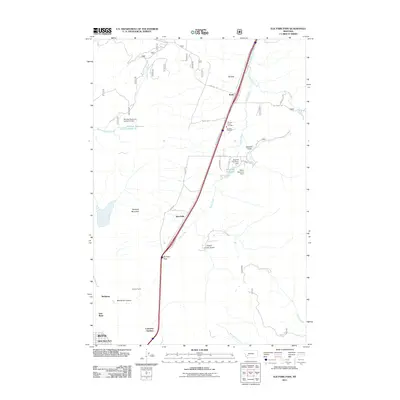 2011 Map of Elk Park Pass, 2011 Print