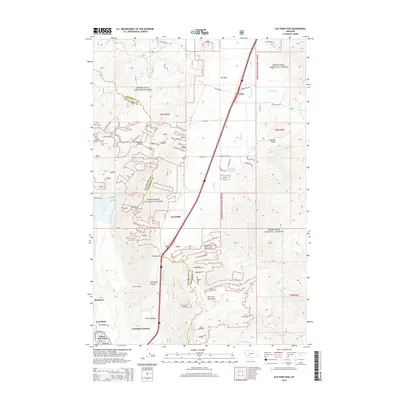 2014 Map of Elk Park Pass, 2014 Print