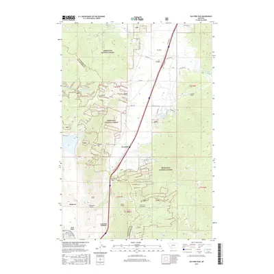 2017 Map of Elk Park Pass, 2017 Print