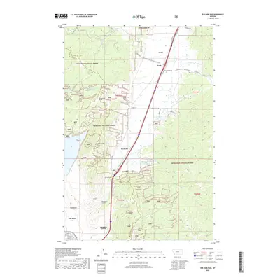 2020 Map of Elk Park Pass, 2020 Print