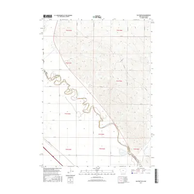 2015 Map of Elk Point NE, 2015 Print