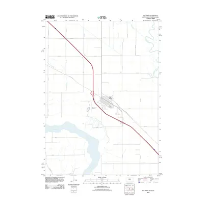 2011 Map of Elk Point, 2011 Print