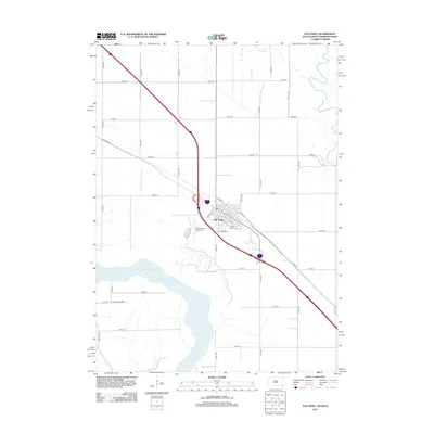 2012 Map of Elk Point, 2012 Print
