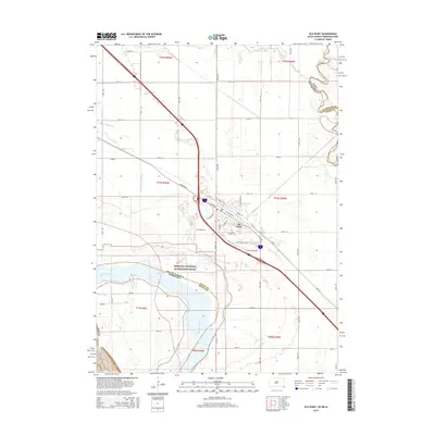 2015 Map of Elk Point, 2015 Print