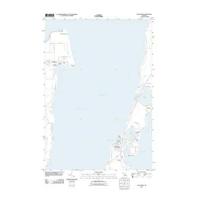 2011 Map of Elk Rapids, 2011 Print