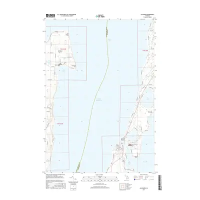2017 Map of Elk Rapids, 2017 Print