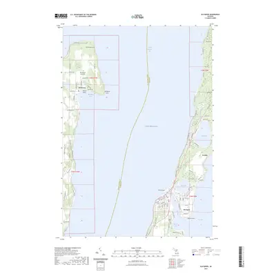 2023 Map of Elk Rapids, 2023 Print
