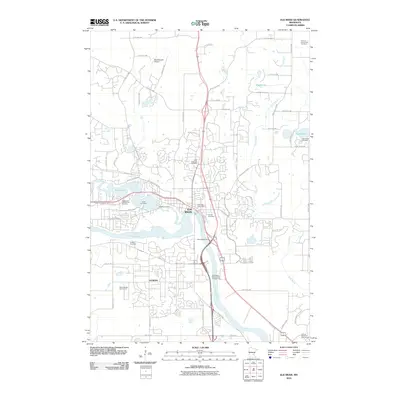 2010 Map of Elk River, 2010 Print