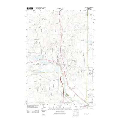 2013 Map of Elk River, 2013 Print