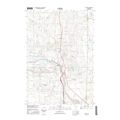 2016 Map of Elk River, 2016 Print