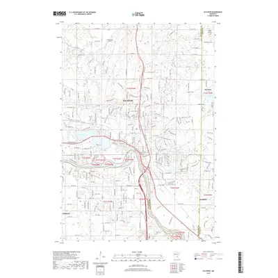 2019 Map of Elk River, 2019 Print