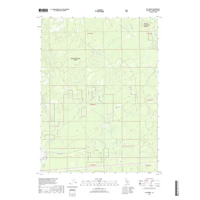 2018 Map of Elk Spring, 2018 Print