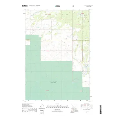 2020 Map of Elk Springs, 2020 Print
