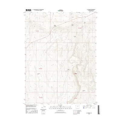 2016 Map of Elk Springs, 2016 Print