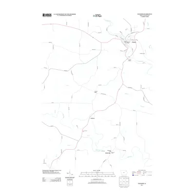 2013 Map of Elkader, 2013 Print