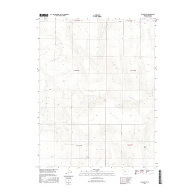 2015 Map of Elkader SW, 2015 Print