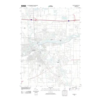 2010 Map of Elkhart, 2010 Print