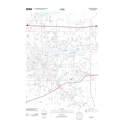 2013 Map of Elkhart, 2013 Print