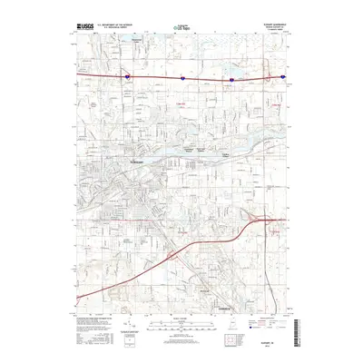 2016 Map of Elkhart, 2016 Print