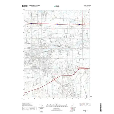 2019 Map of Elkhart, 2019 Print