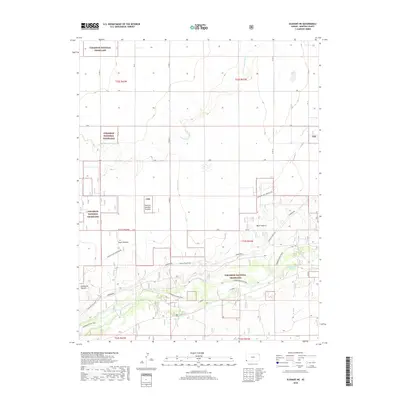 2018 Map of Elkhart NE, 2018 Print