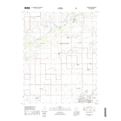 2018 Map of Elkhart North, 2018 Print
