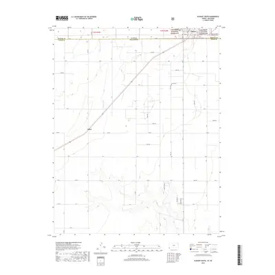 2018 Map of Elkhart South, 2018 Print