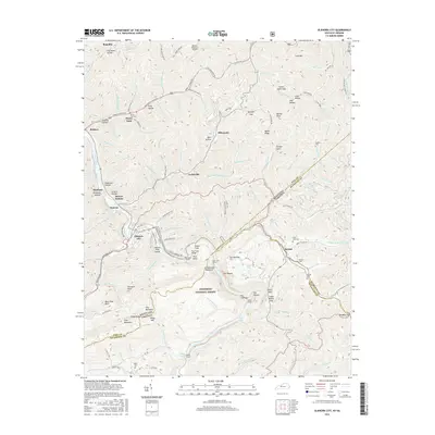 2016 Map of Elkhorn City, 2016 Print
