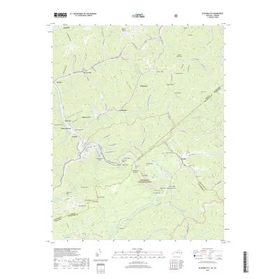 2019 Map of Elkhorn City, 2019 Print