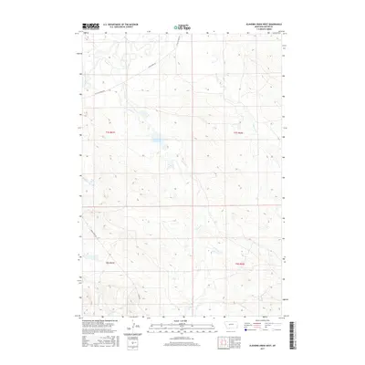 2017 Map of Elkhorn Creek West, 2017 Print