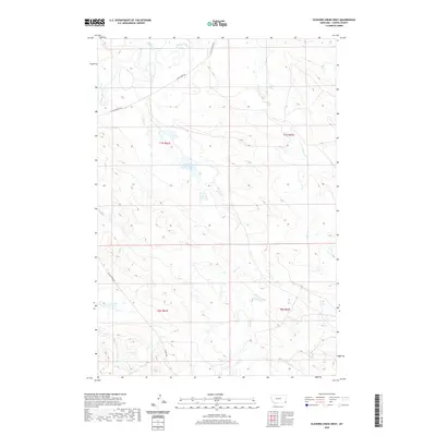 2020 Map of Elkhorn Creek West, 2020 Print