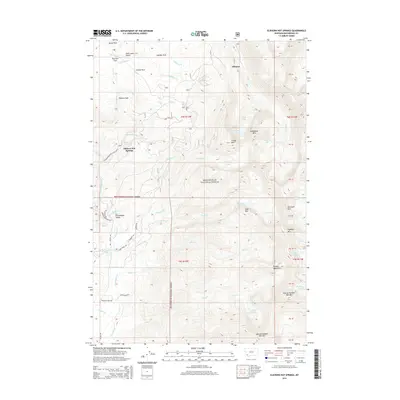 2014 Map of Elkhorn Hot Springs, 2014 Print