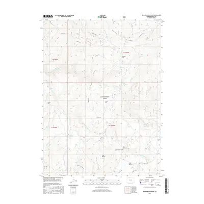 2016 Map of Elkhorn Mountain, 2016 Print