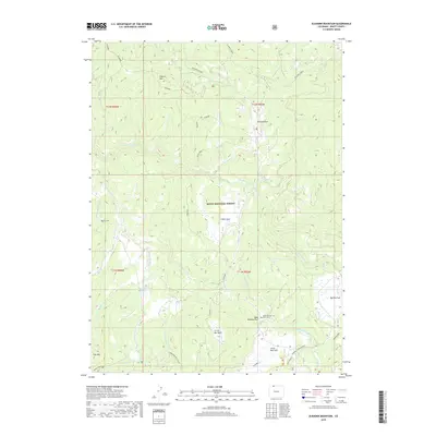 2019 Map of Elkhorn Mountain, 2019 Print