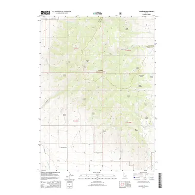2017 Map of Elkhorn Peak, 2017 Print