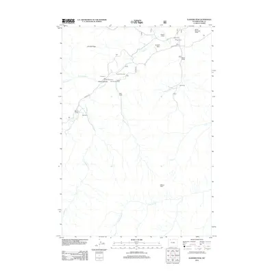 2012 Map of Elkhorn Peak, 2012 Print